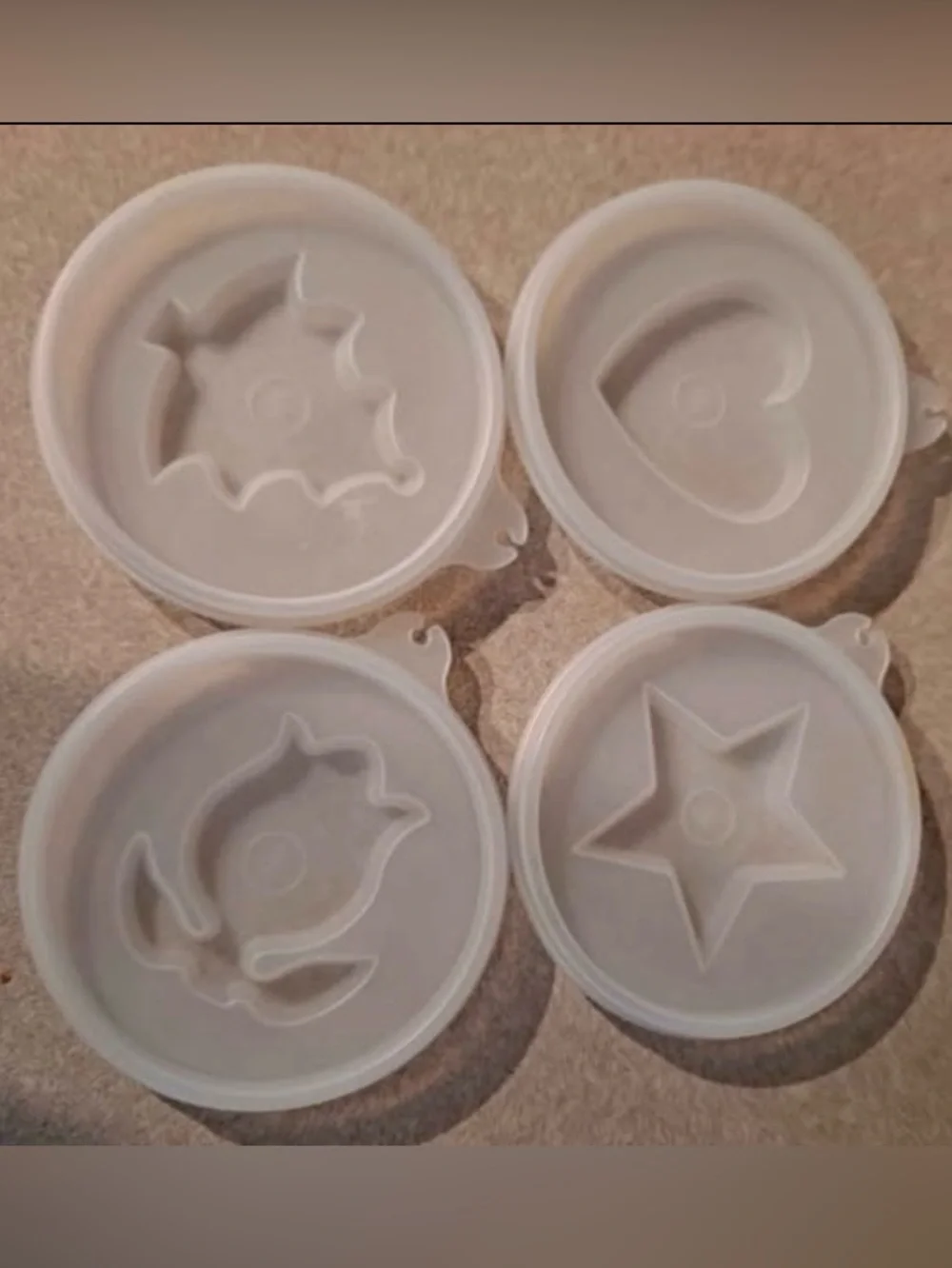 EUC Vintage 6 Piece Tupperware Jello Mold